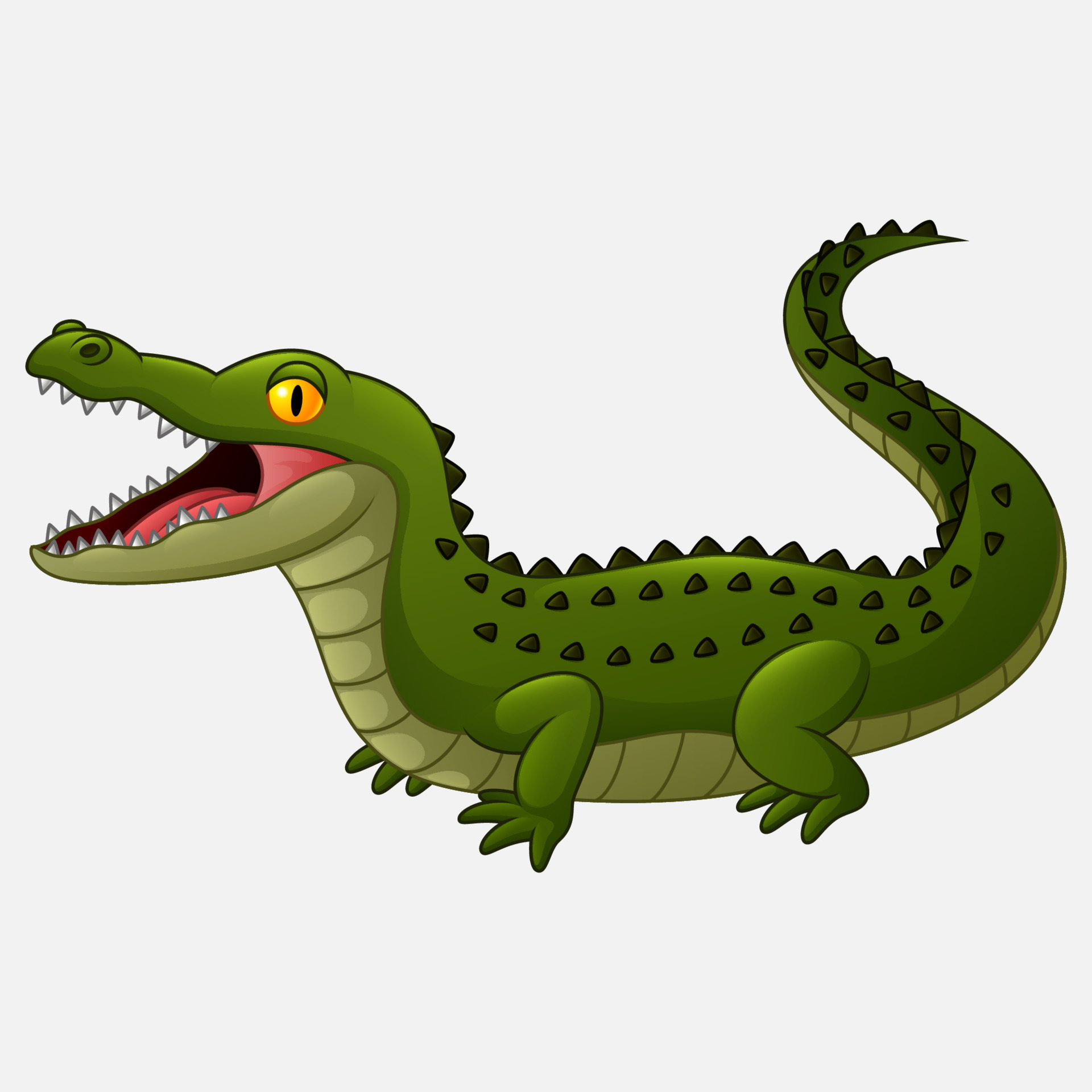 Crocodile open mouth 12407057 Vector Art at Vecteezy