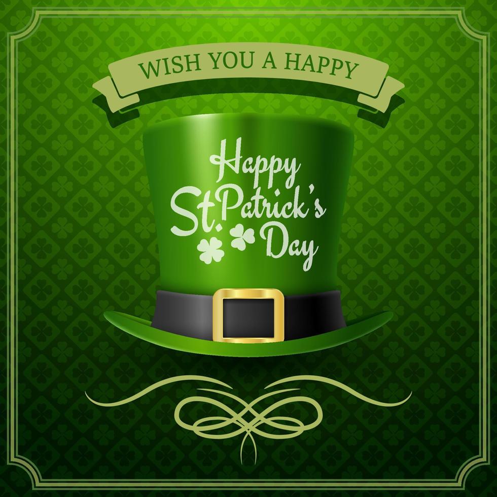 Happy St. Patrick's day background vector