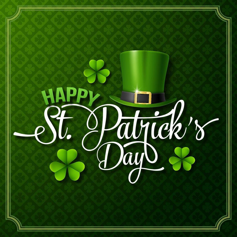 Happy St. Patrick's day background vector