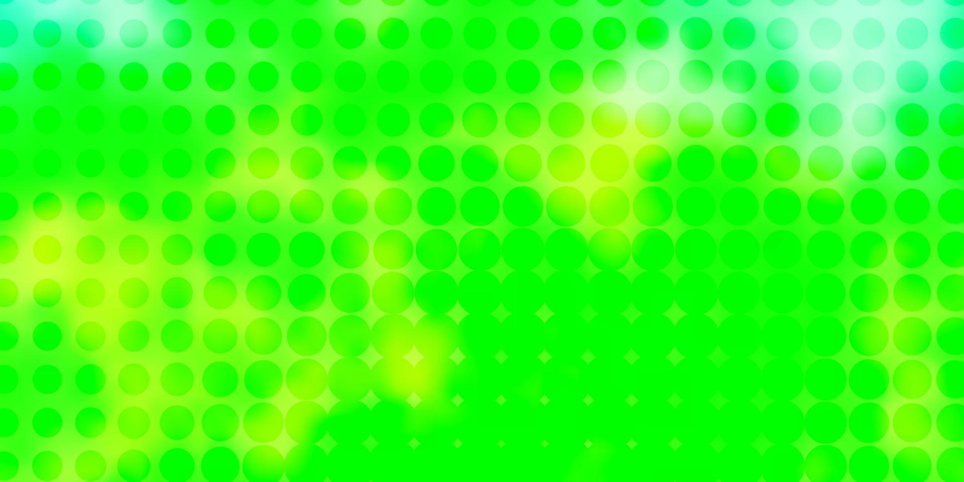 Light Green, Yellow vector backdrop with dots.