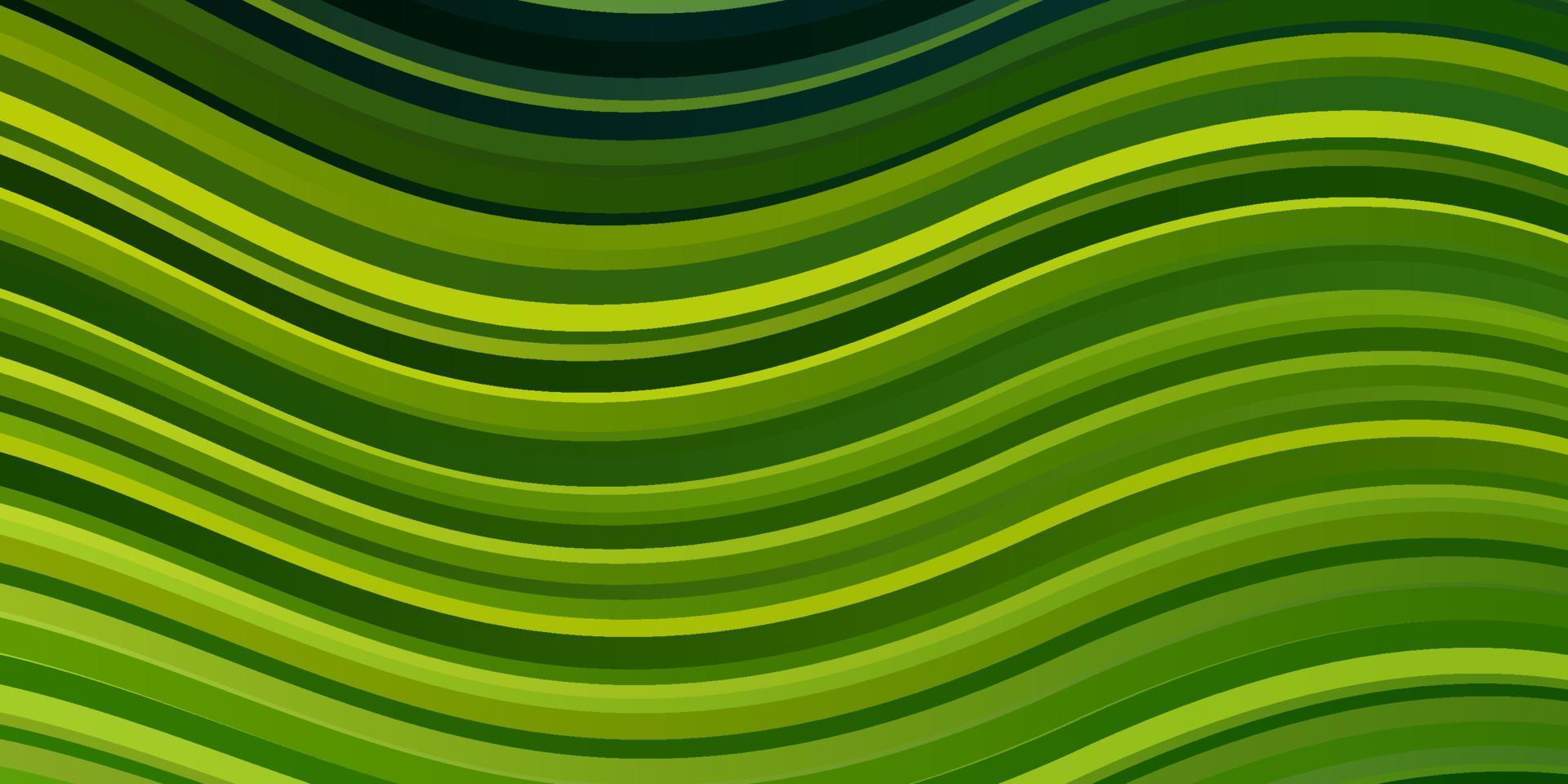 Light Green, Yellow vector pattern with lines.