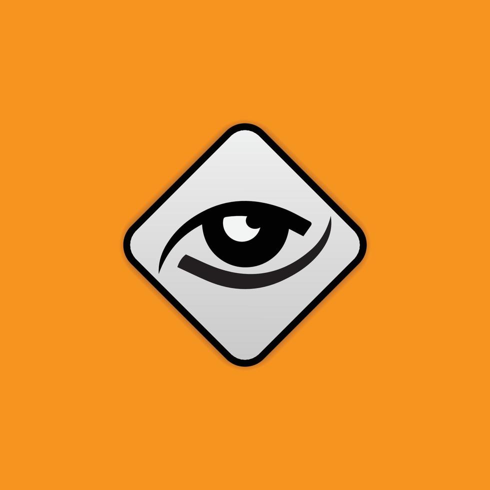 eye logo vector