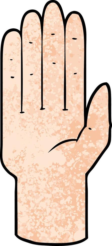 hand cartoon hand vector