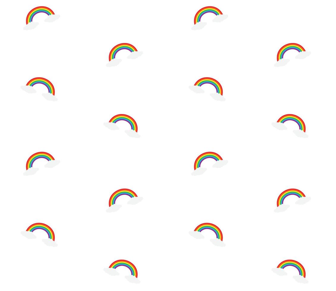 Vector seamless pattern of lgbt lgbtqi rainbow