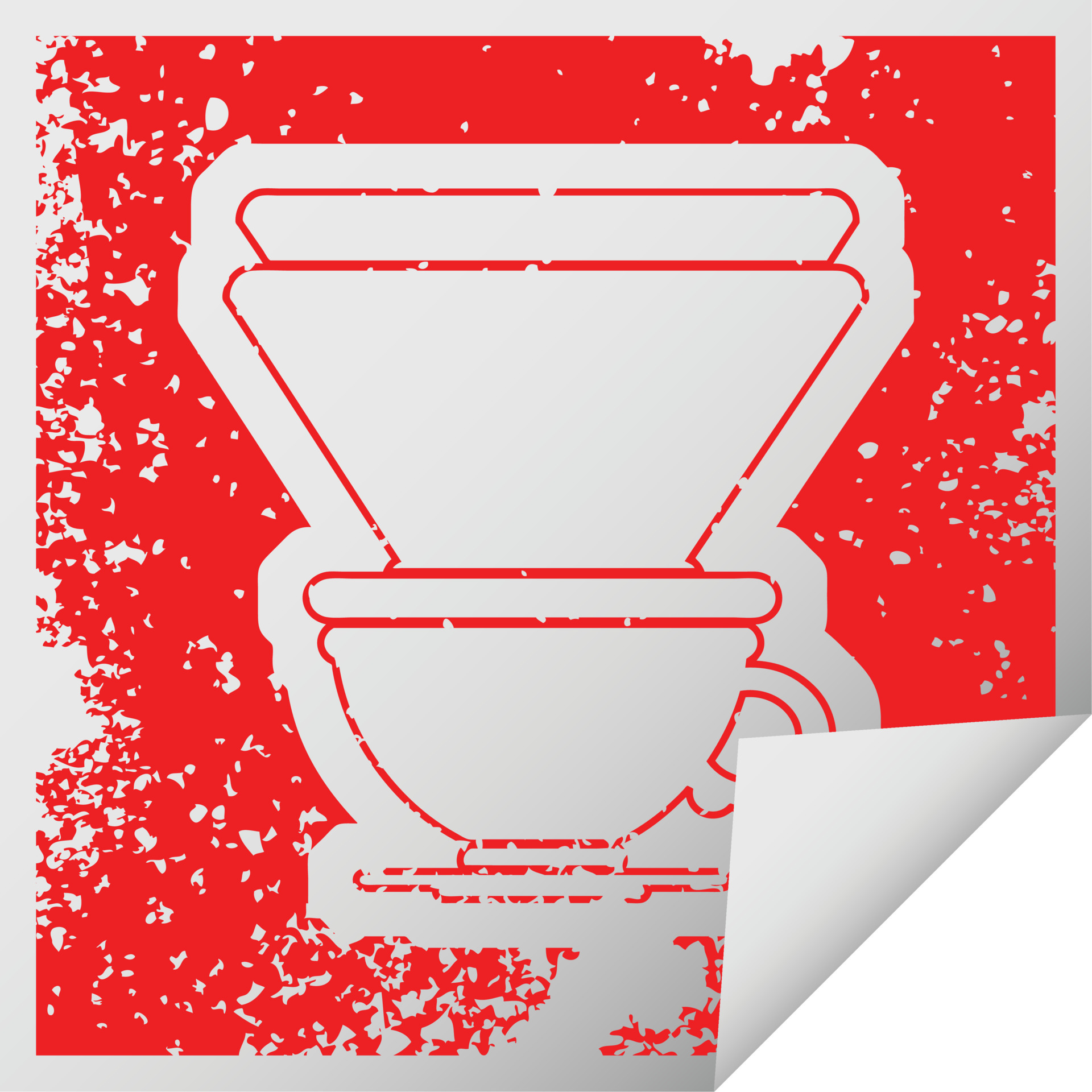 vector icon illustration of a filter coffee cup 12408515 Vector Art at