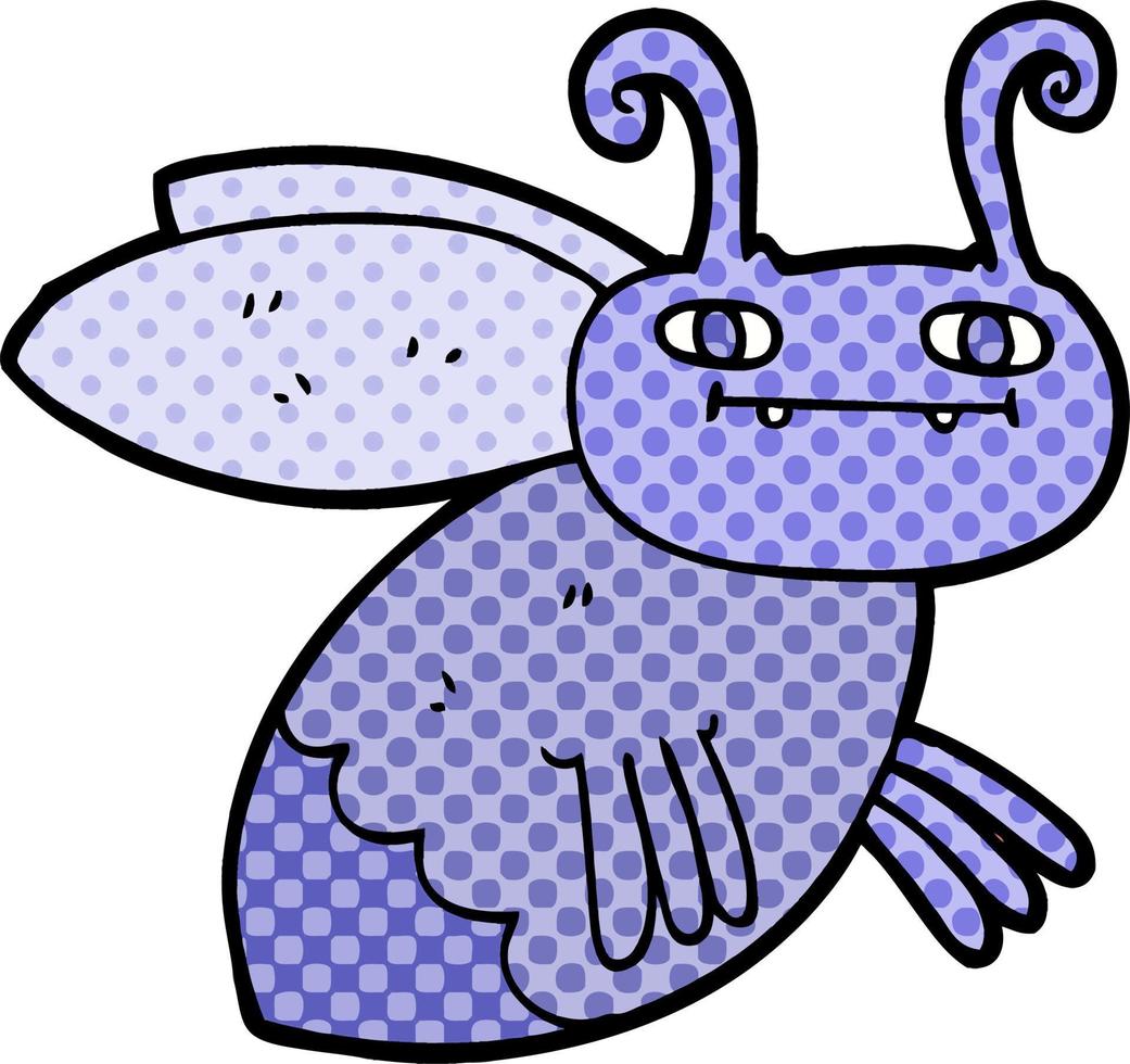 cartoon bug character vector