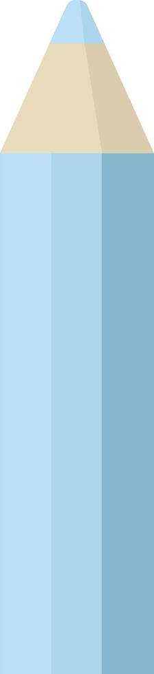 blue coloring pencil graphic vector illustration icon