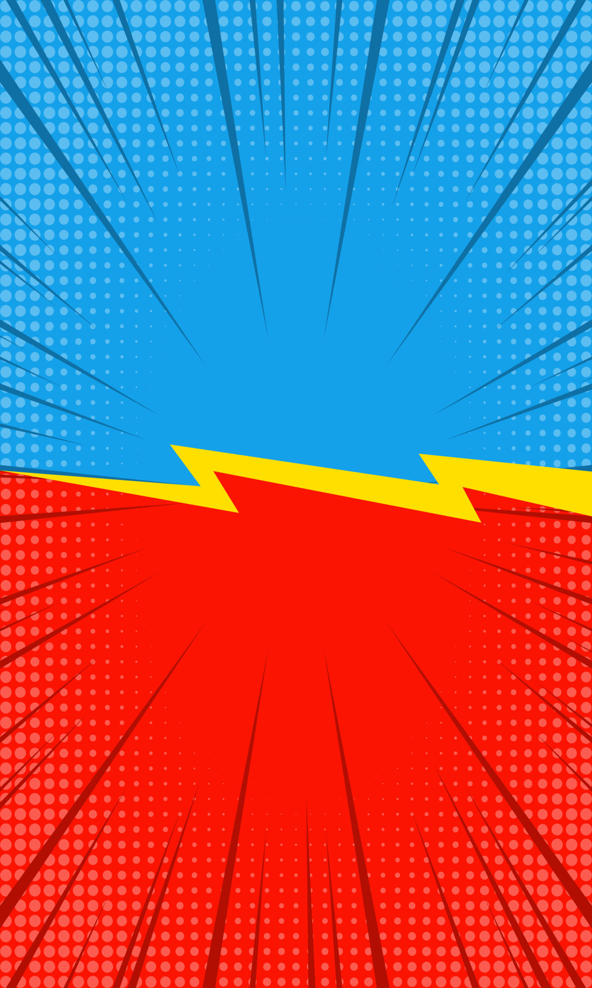 Design versus comic style vertical format. Fight with blue and red  background with halftone elements. Vector illustration 12409846 Vector Art  at Vecteezy