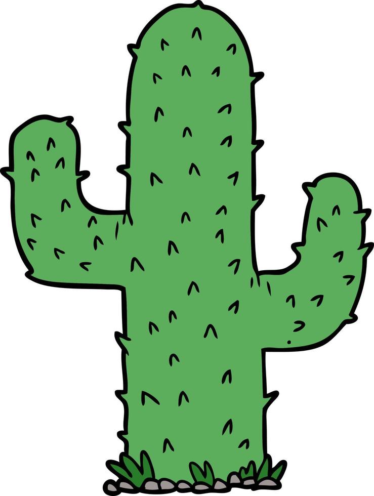 Vector cartoon cactus