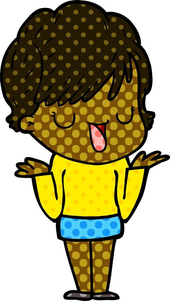 cartoon woman talking vector