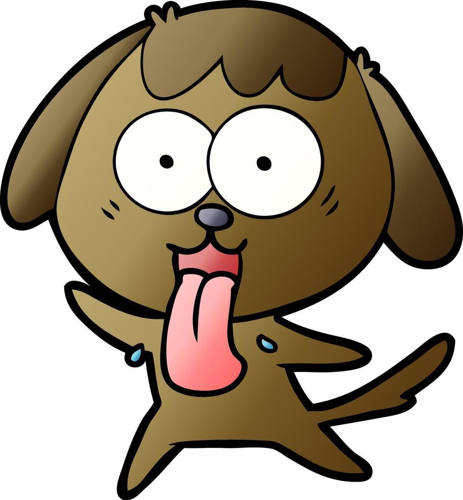 cute cartoon dog vector