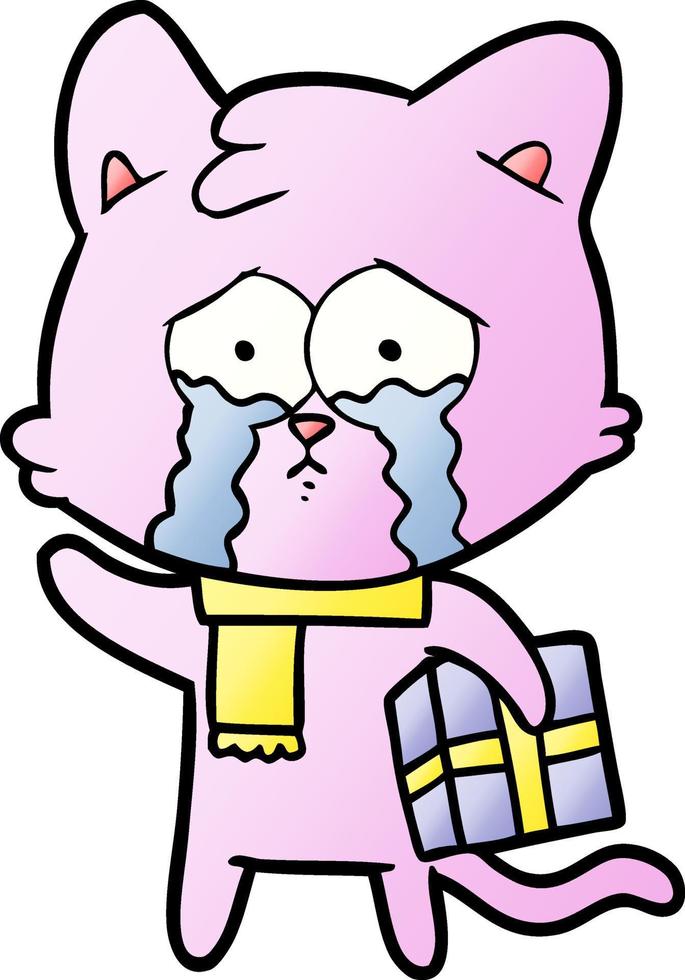 Vector cartoon cat
