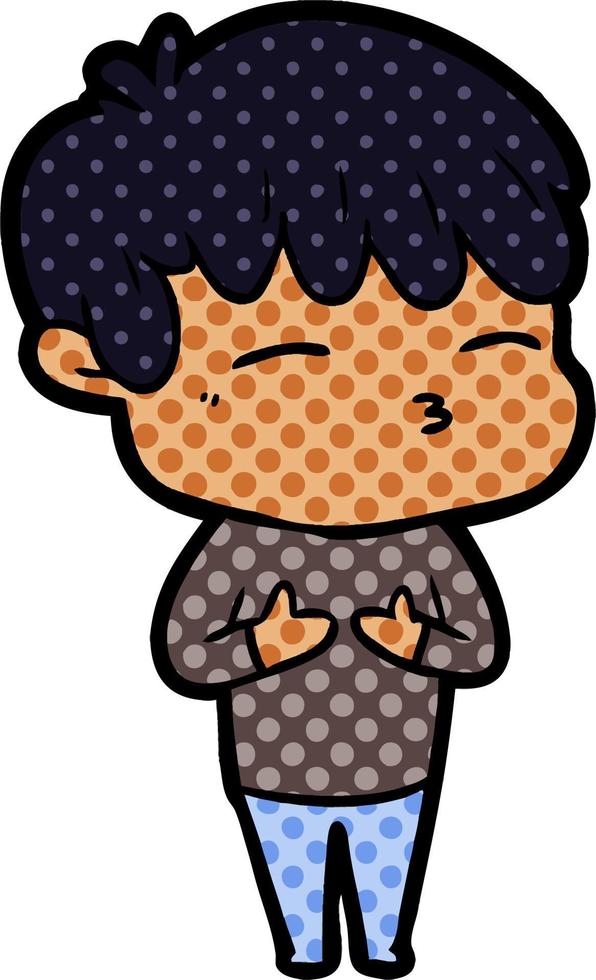 cartoon frustrated man vector