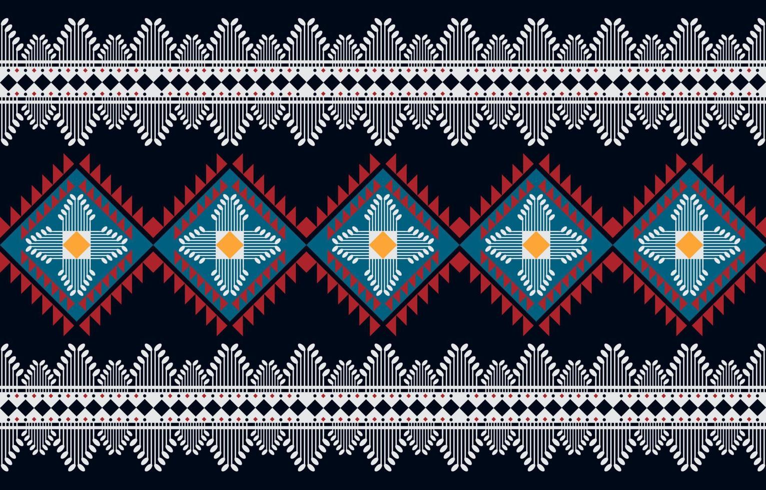 Geometric ethnic pattern seamless. ethnic seamless pattern. Design for cloth business, curtain, background, carpet, wallpaper, clothing, wrapping, Batik, fabric,Vector illustration. vector