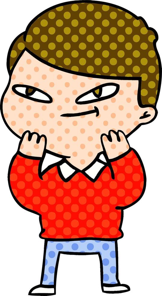 Vector cartoon boy