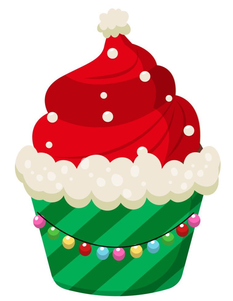 jul santa muffin png