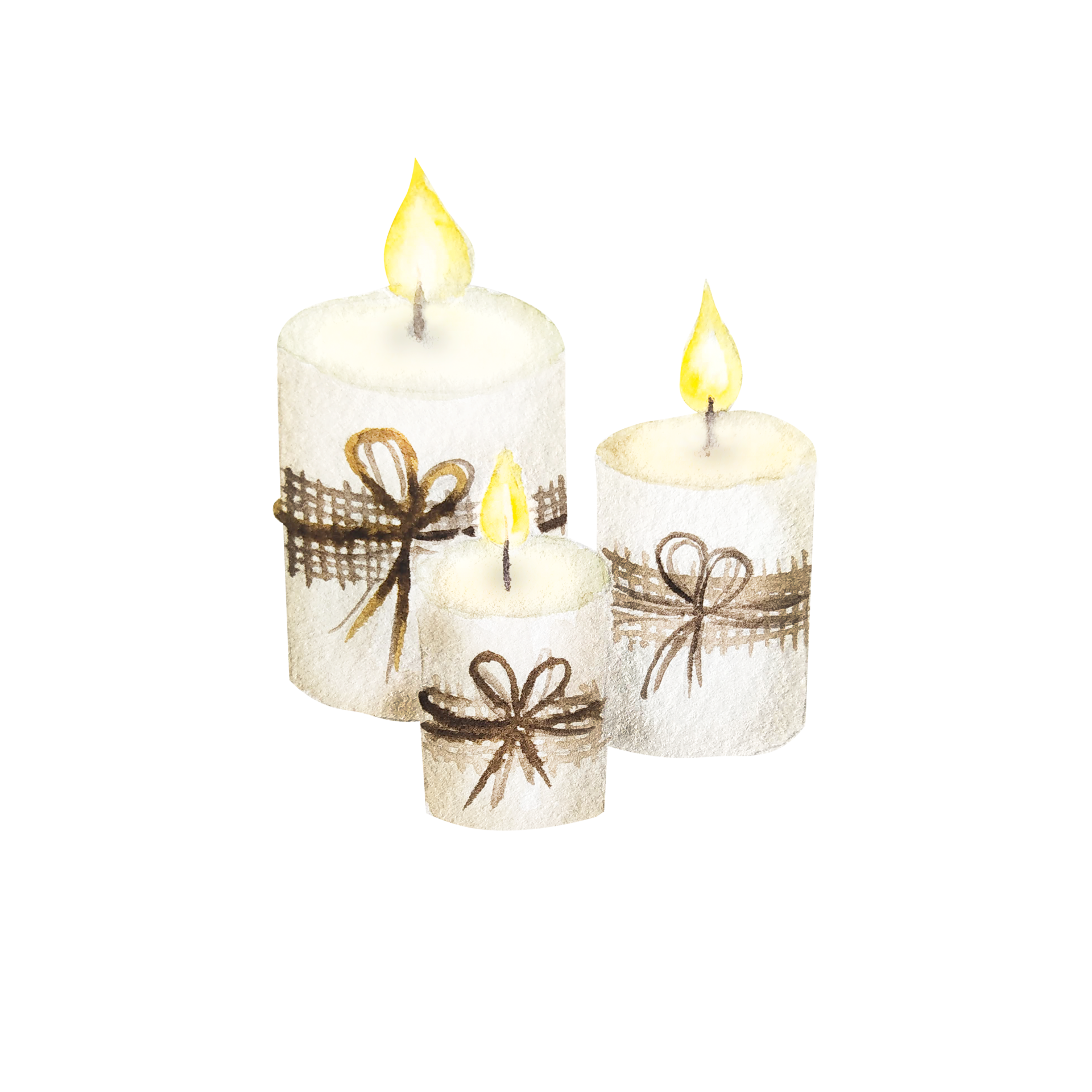 watercolor-white-candles-12414505-png
