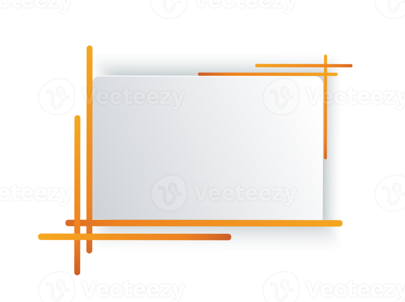 yellow frame template illustration png