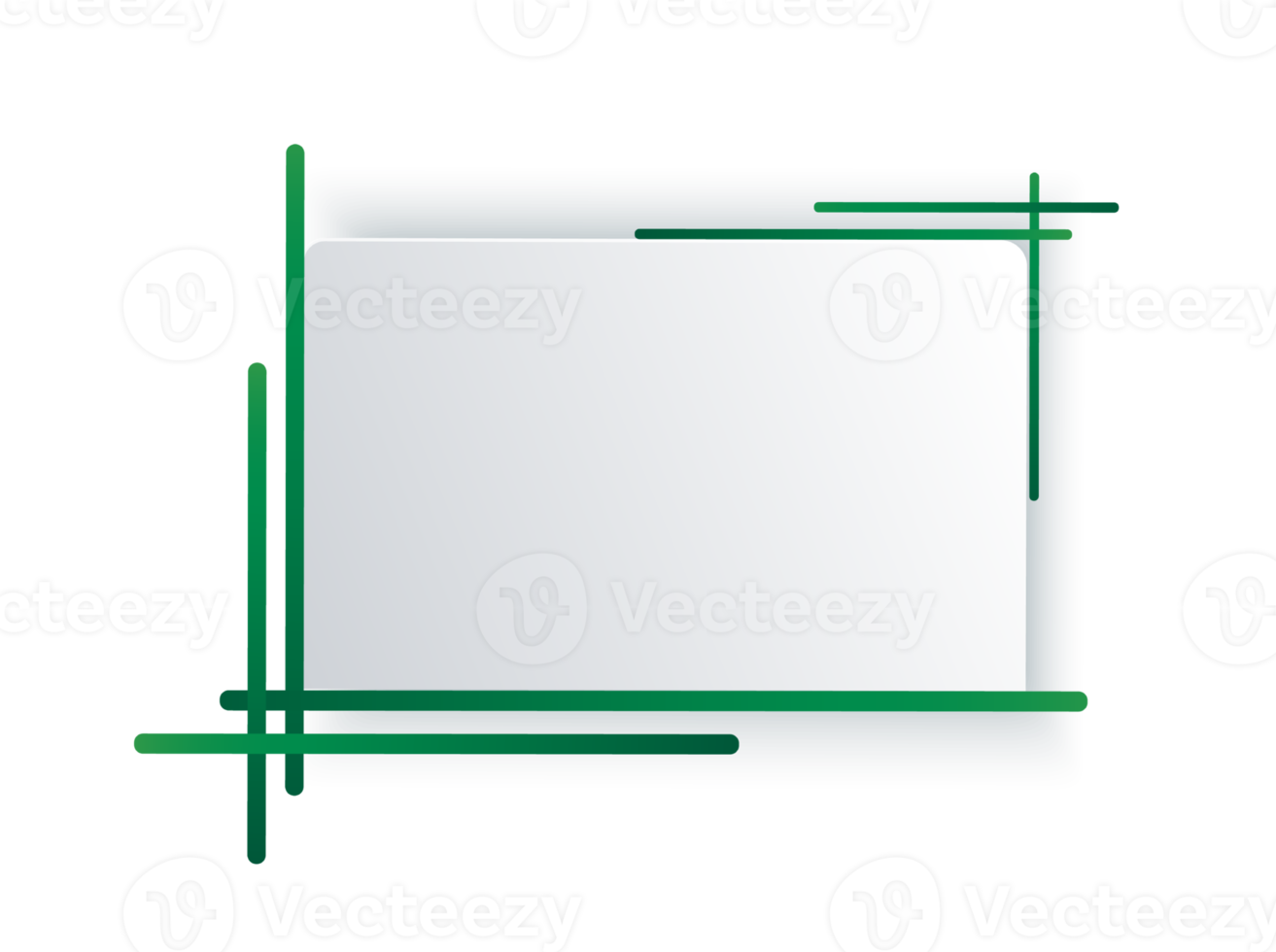 green frame template illustration png