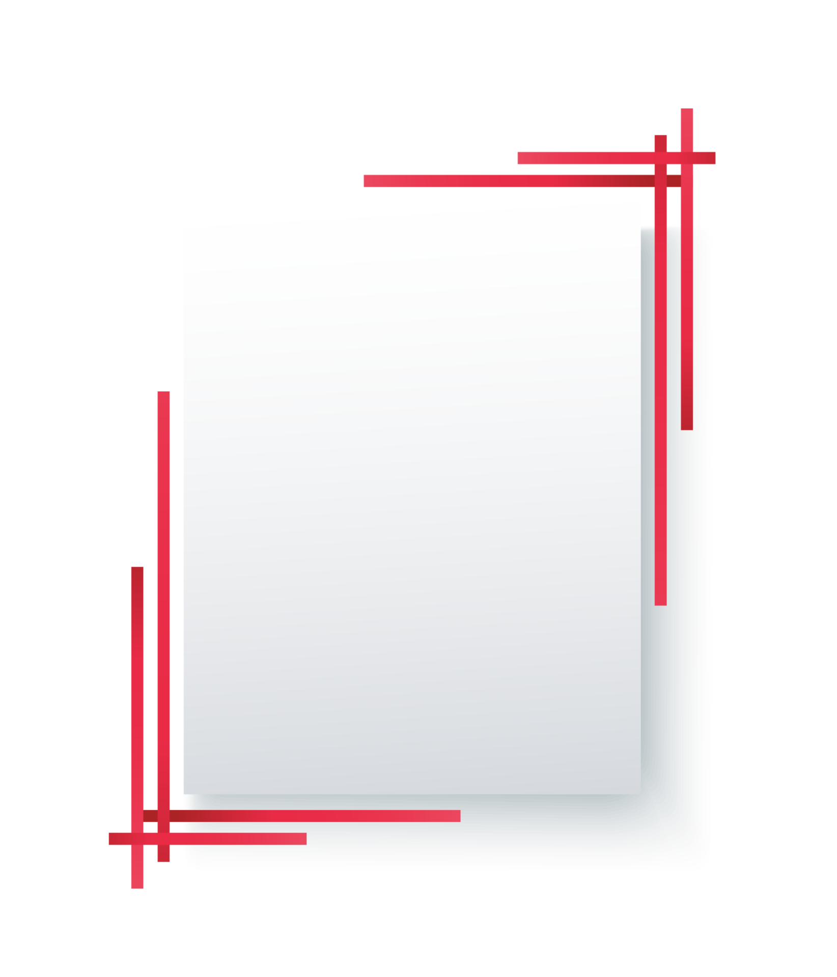 red frame template illustration 12414566 PNG