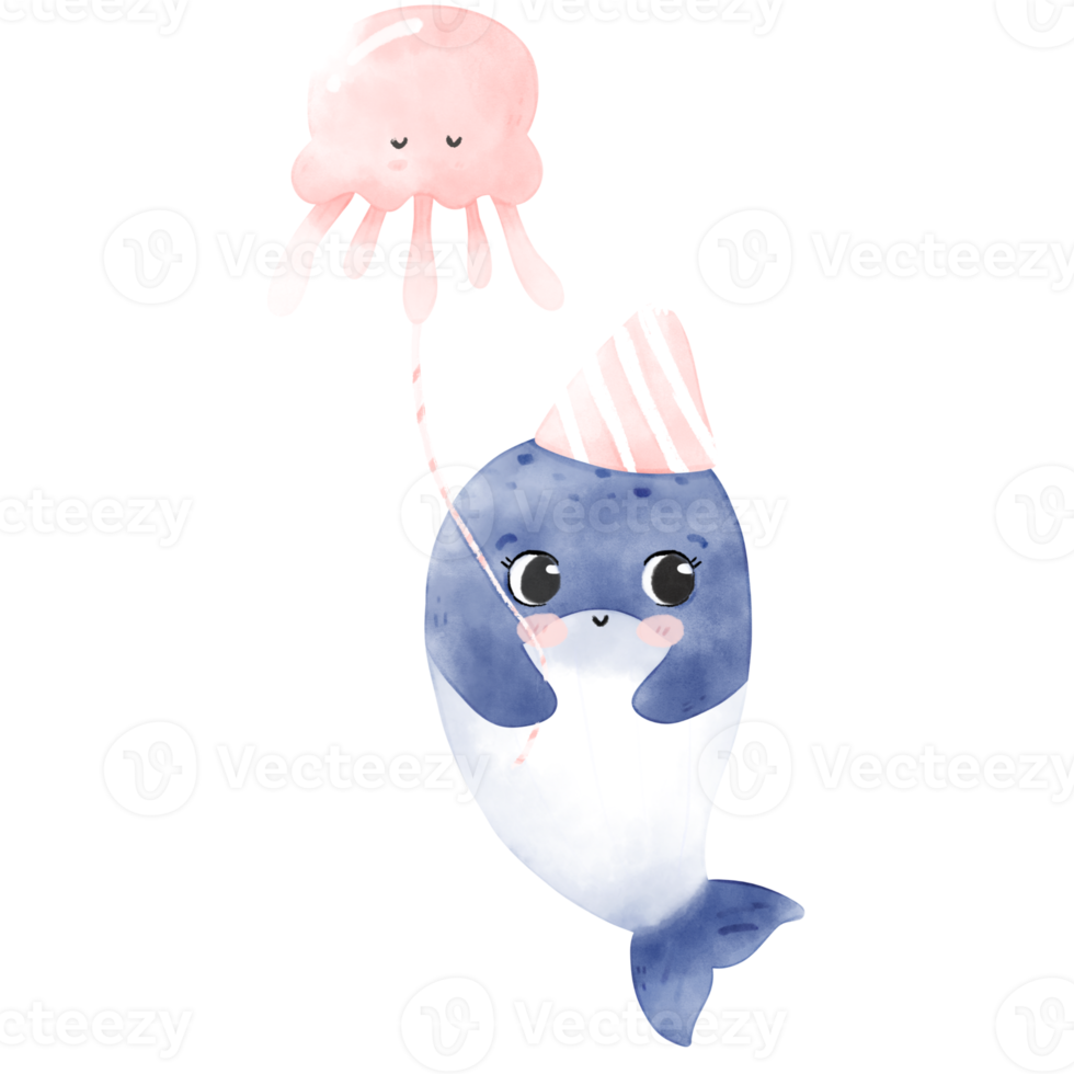 cute baby whale png
