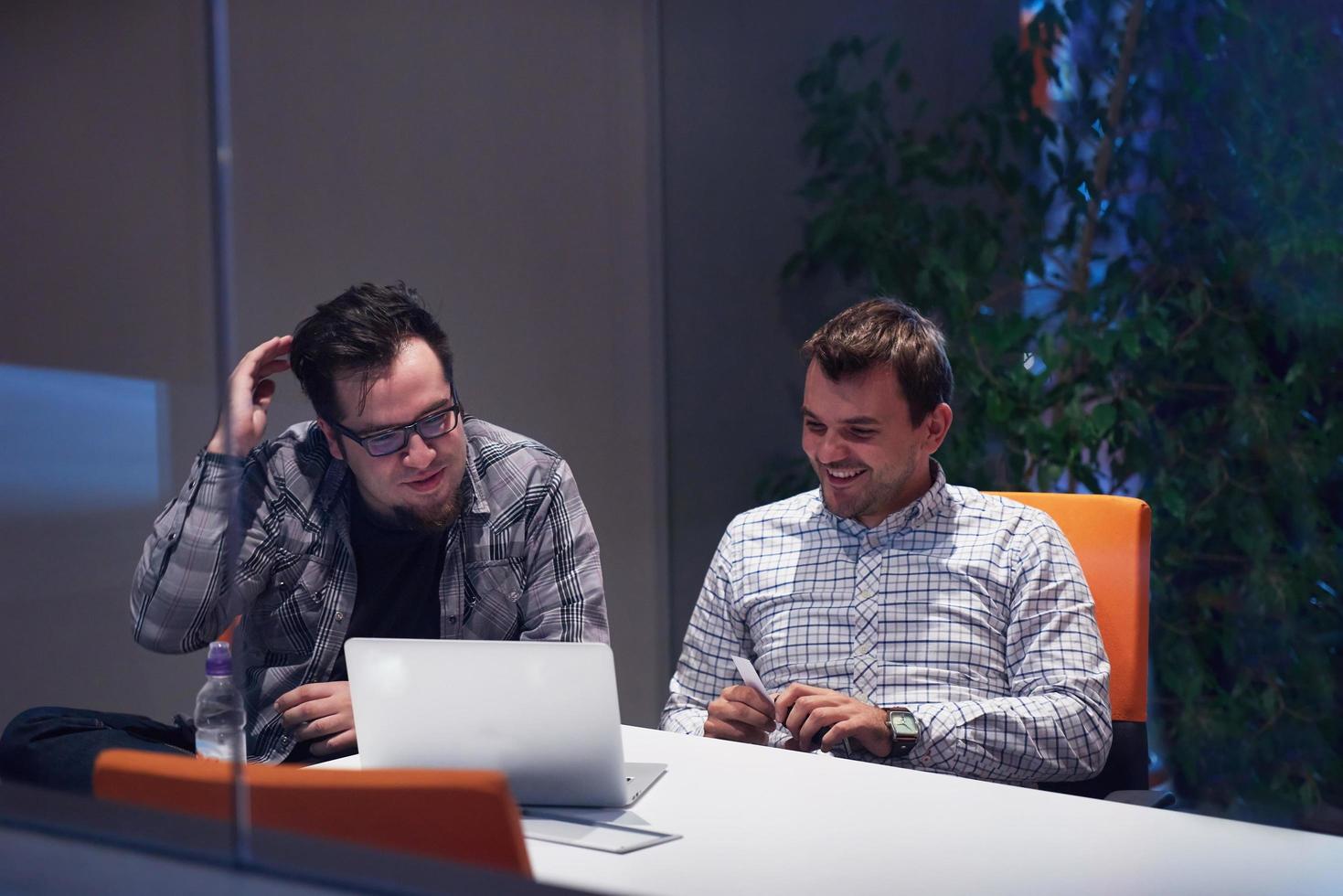 startup business people group at office photo