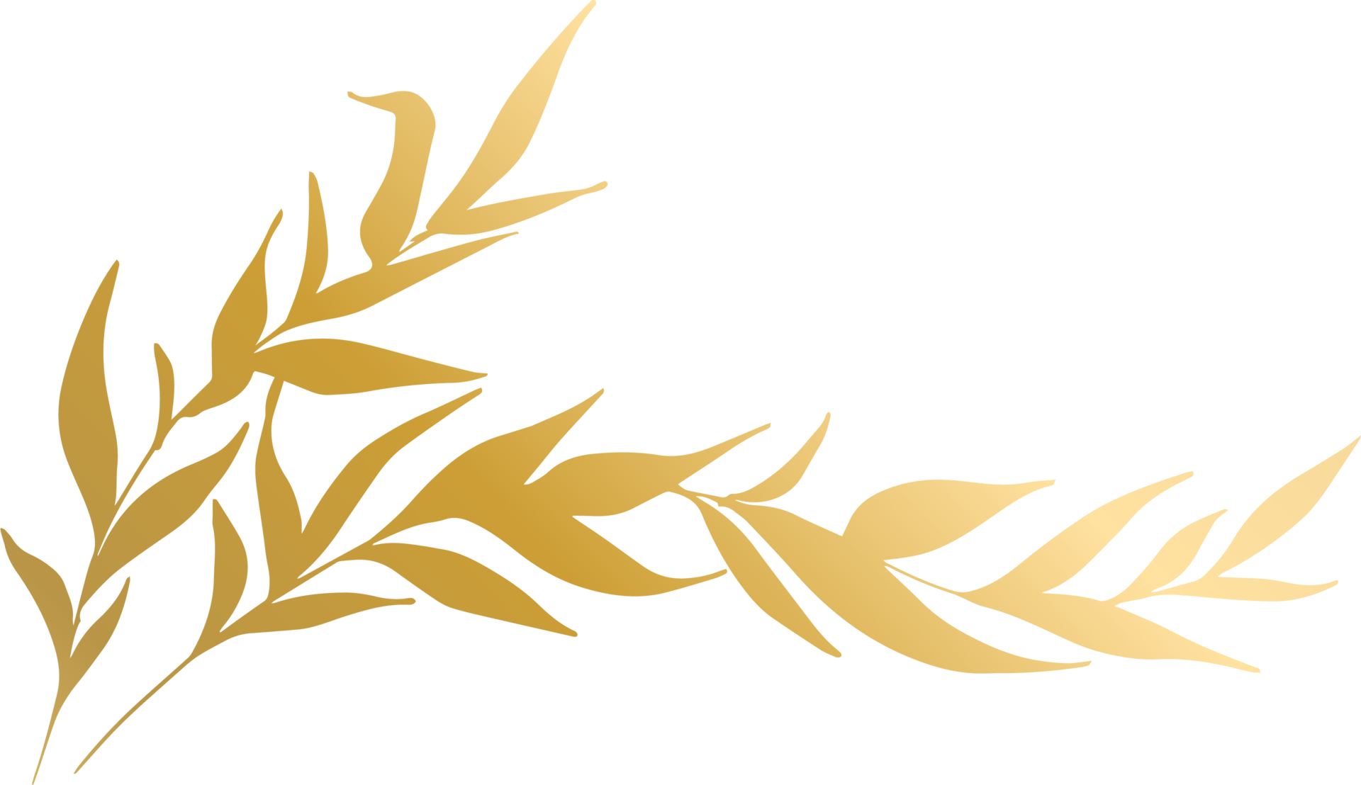 Free Gold Leaf Illustration 12414911 PNG with Transparent Background