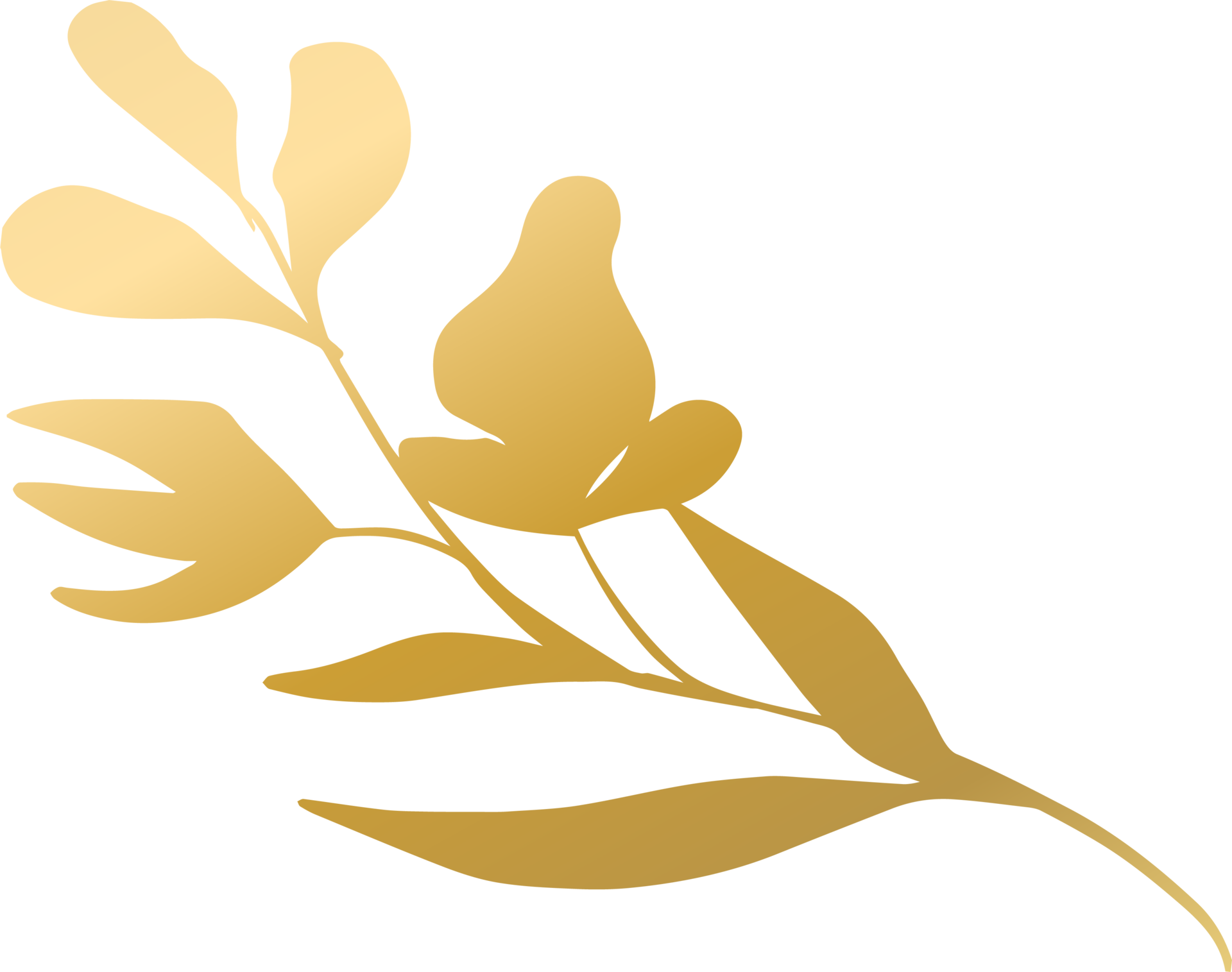 Free Gold Leaf Illustration 12414924 PNG with Transparent Background