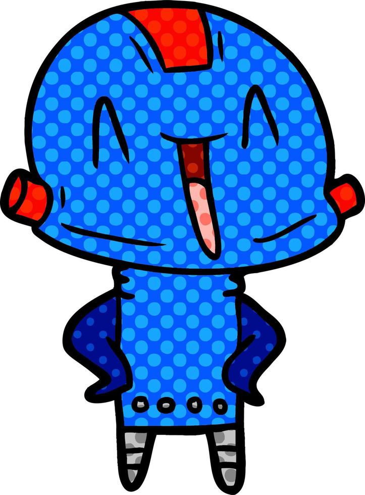 cartoon robot character vector