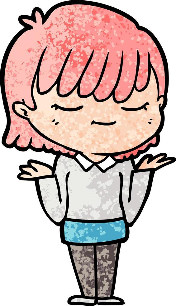 cartoon woman character vector
