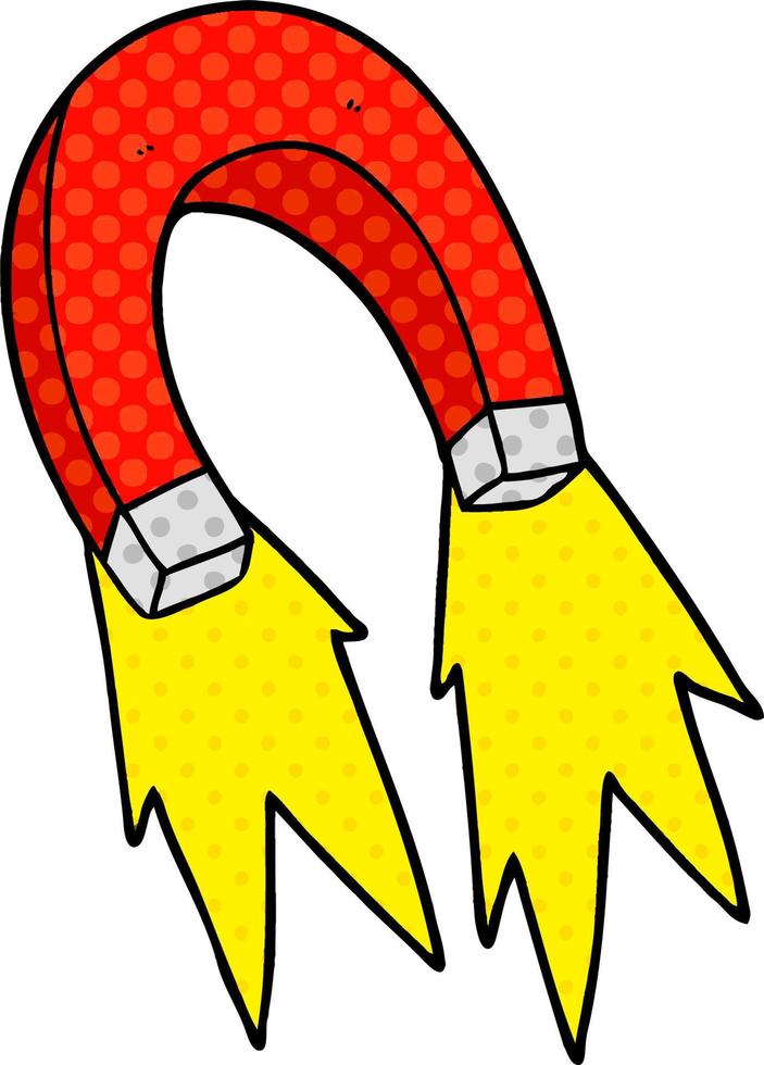 vector cartoon magnet