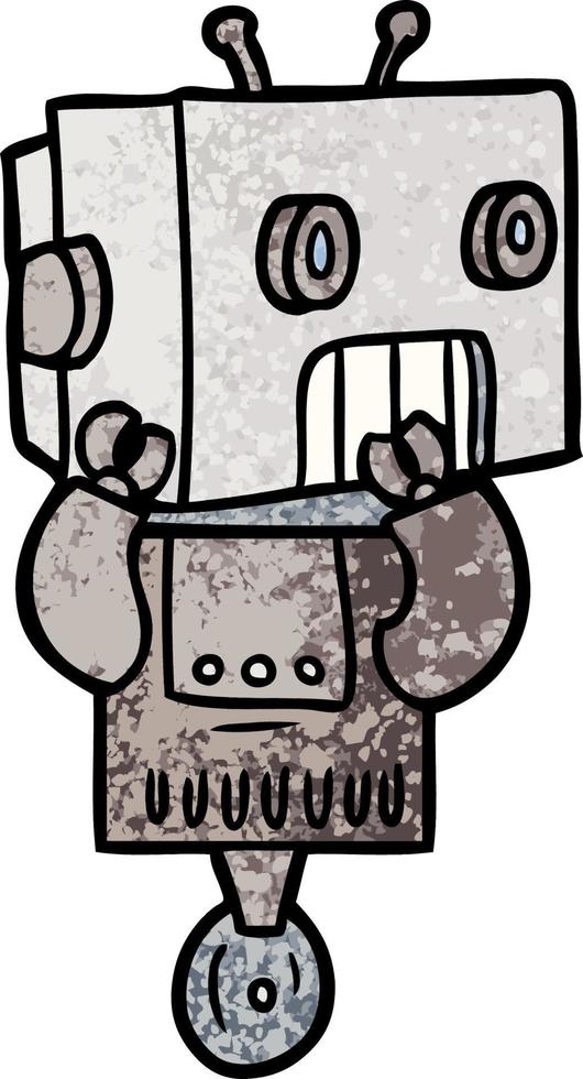 cartoon robot character vector