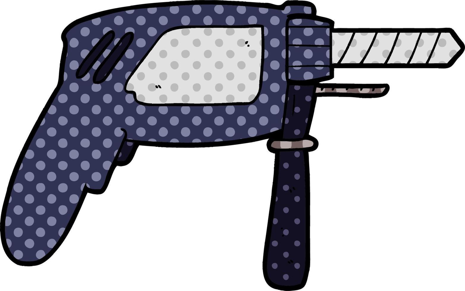 vector cartoon drill