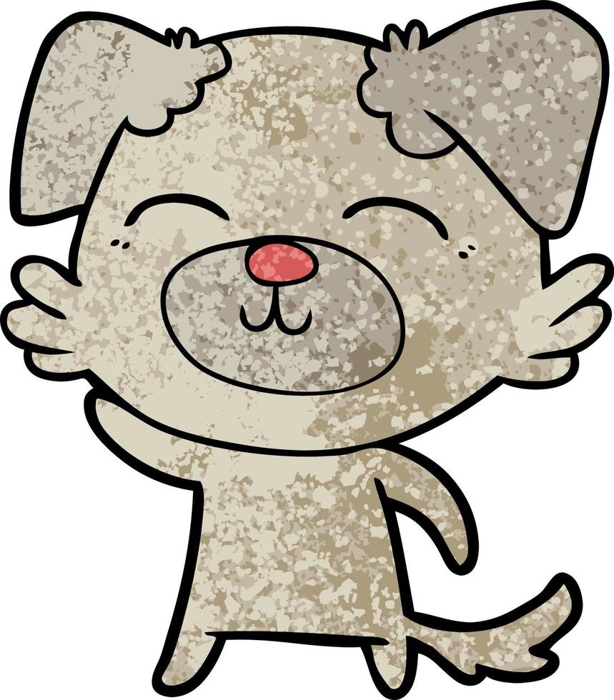 cartoon dog character vector