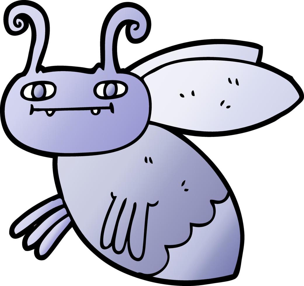 cartoon bug character vector
