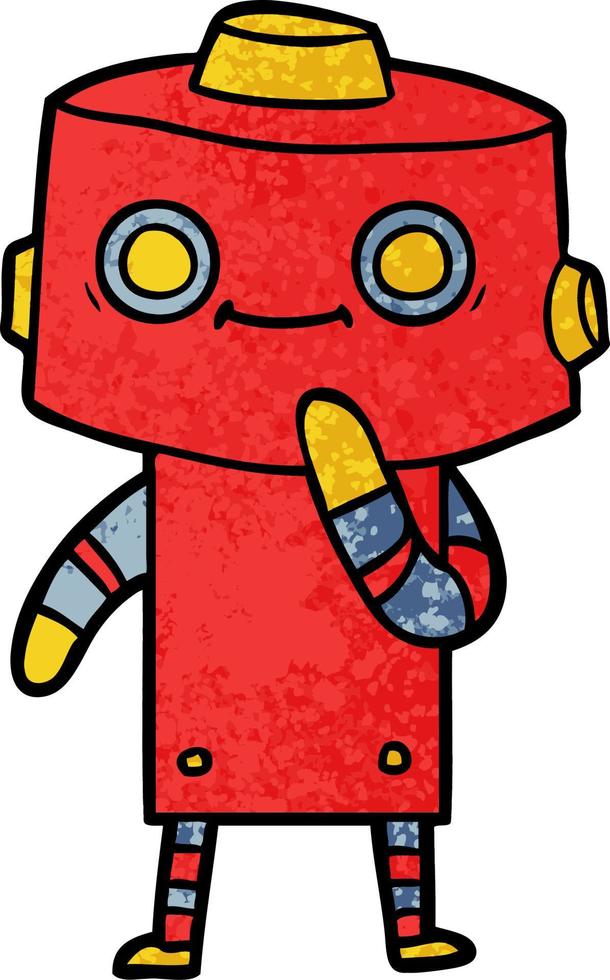 cartoon robot character vector
