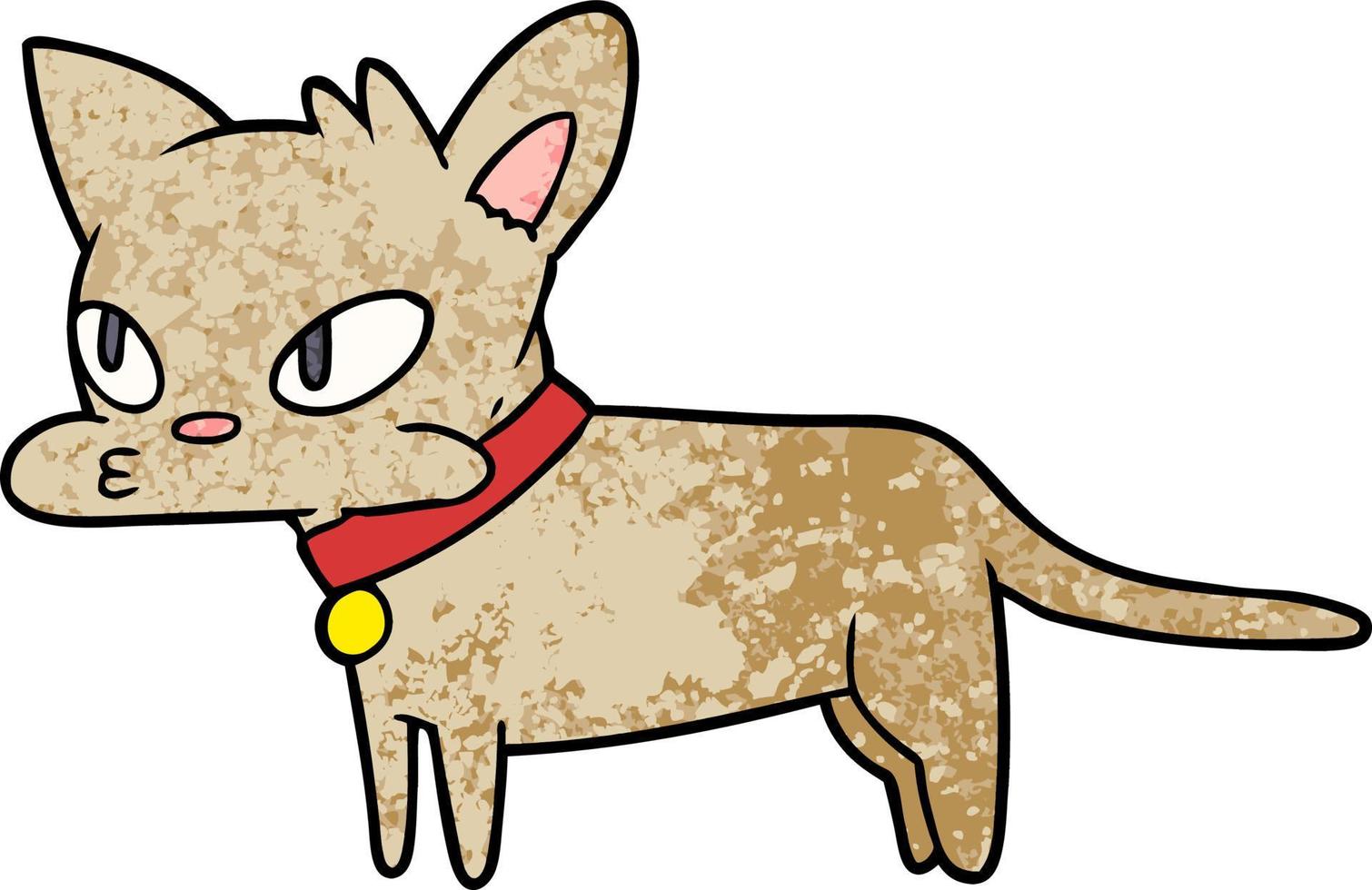 cartoon cat character vector