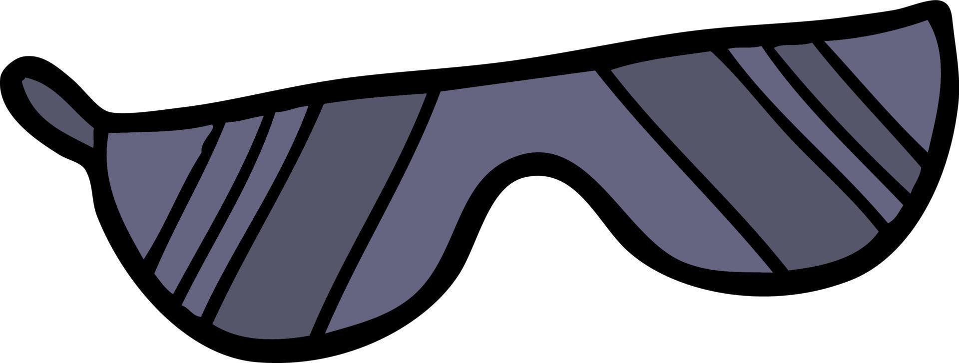 cartoon sunglasses icon vector
