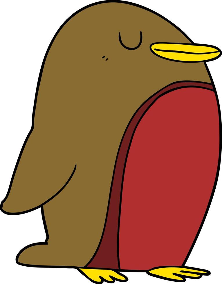 Cartoon Robin character vector