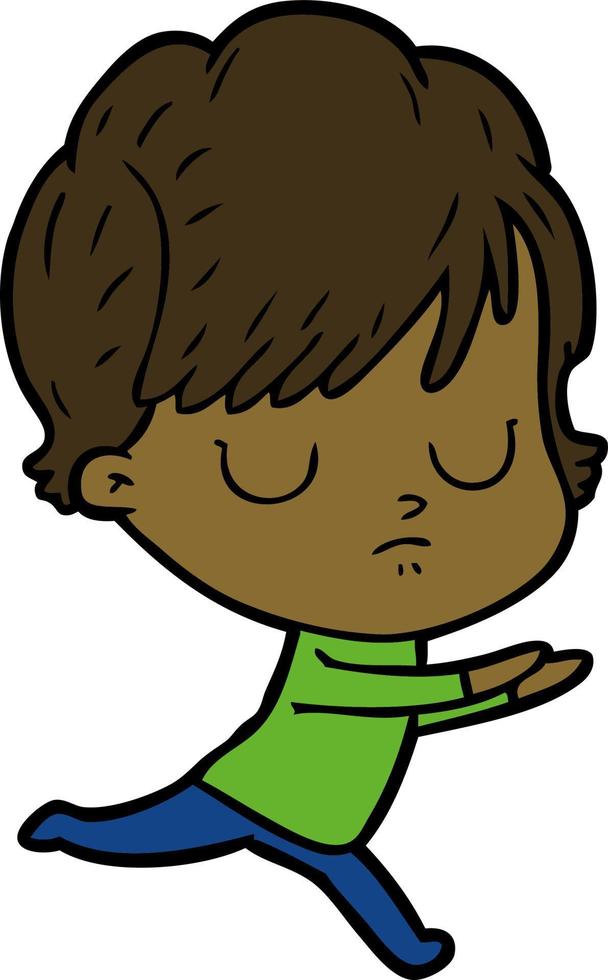 cartoon woman character vector