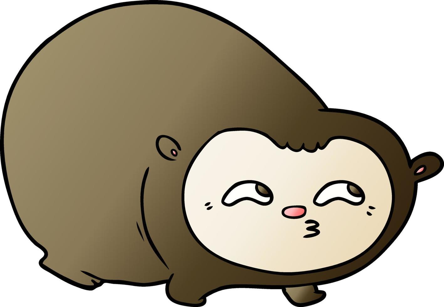 cartoon wombat character vector