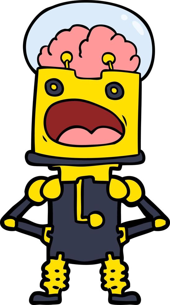 cartoon robot character vector