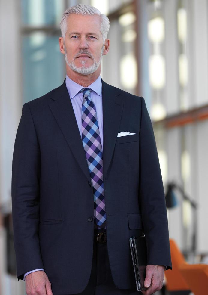 senior business man portrait photo