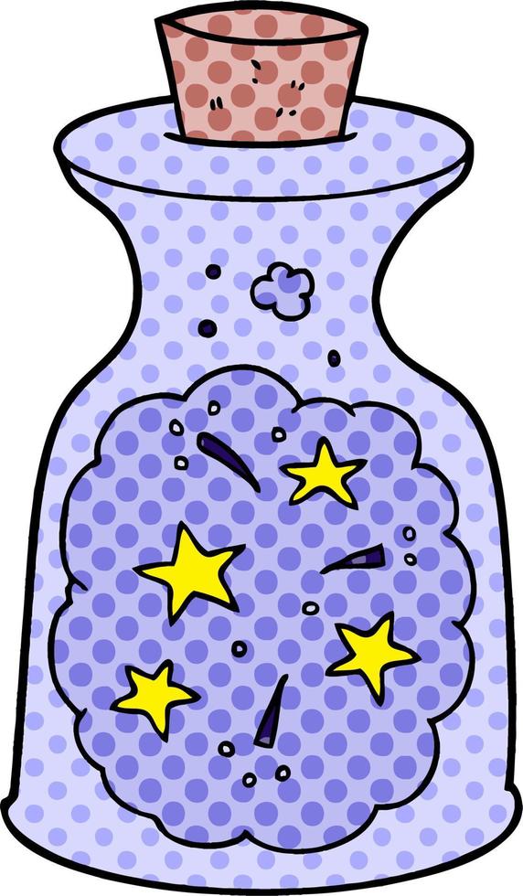 cartoon magic potion vector