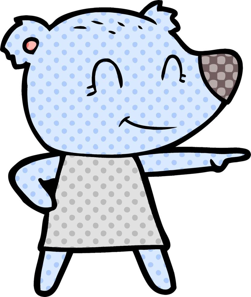 female bear cartoon vector