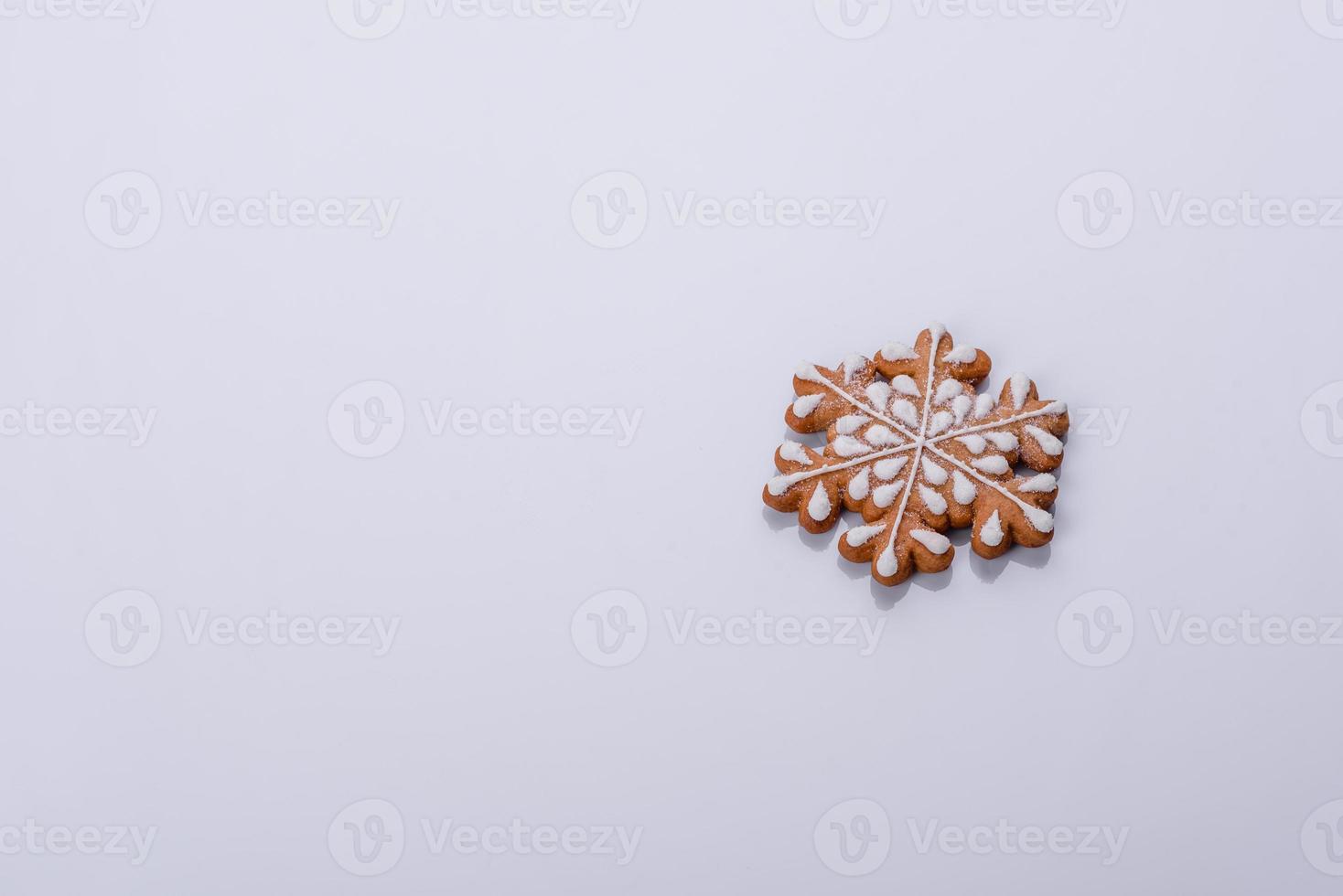 Elements of Christmas scenery, toys, gingerbread and other Christmas tree decorations photo