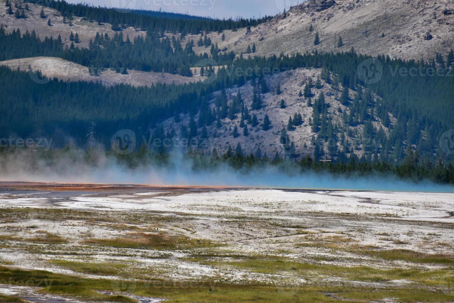 Thermal Pool In Paint Pots Geyser Basin In Yellowstone National Park photo