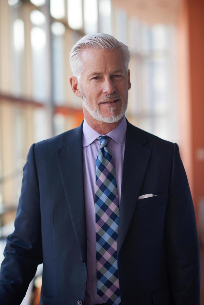 senior business man portrait photo