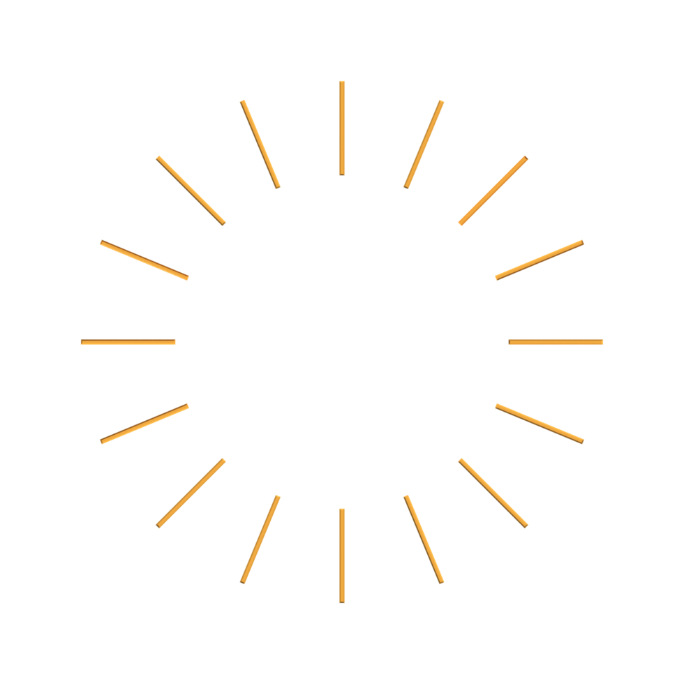 3d Rendering Star Icon on transparent background png