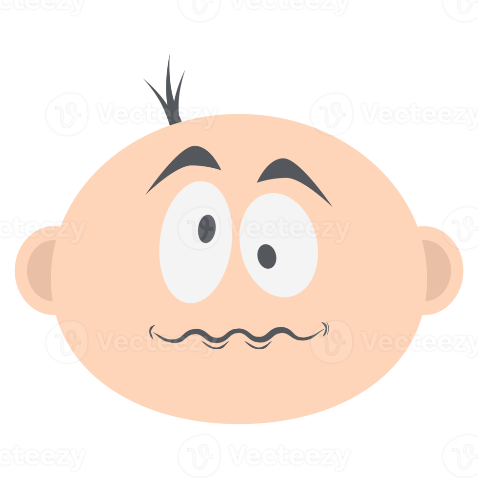 baby boy head emoticon face expression collection png